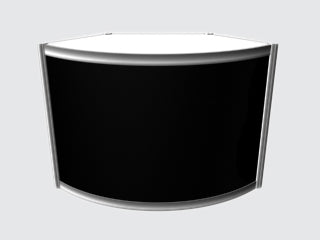 405- 1/4 curved counter 1m-dia H:40'' / 1/4 1m-dia curved counter H: 40''