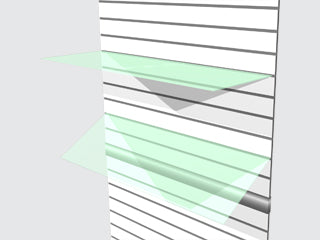 SW100 - Accessoire pour murs rainurés  - Slatwall accessories